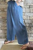 Loom & Thread Pin Tuck Pant Washed Denim /41=